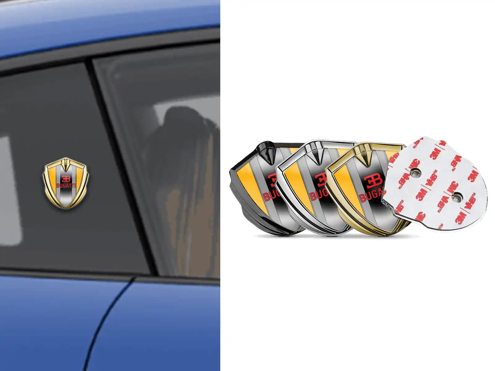 Bugatti Voiture Logo Badges Durable Premium Style